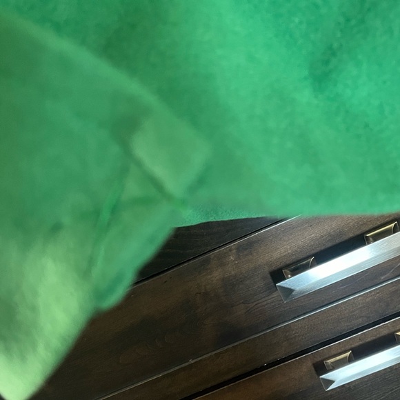 NEW Lands’End emerald green pea coat double breasted wool winter jacket size 12 - Picture 14 of 17